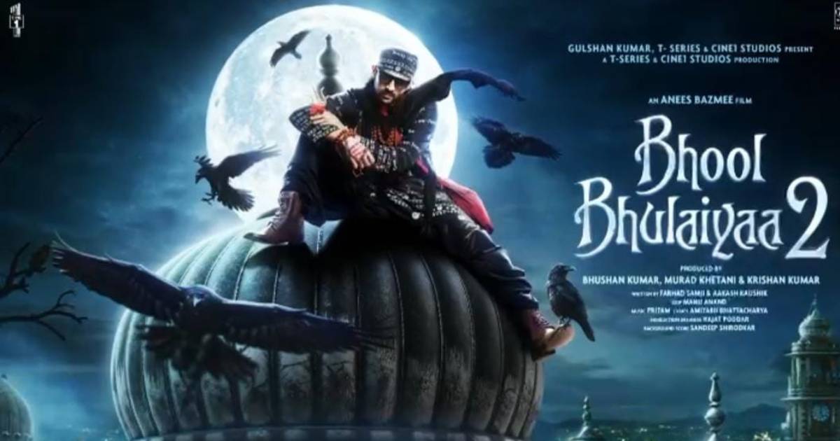 Kartik Aaryan gives scary vibes through new motion poster of 'Bhool Bhulaiyaa 2'